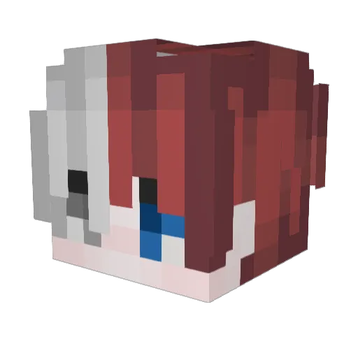 CreasedPrince96 Minecraft avatar head, 3D render