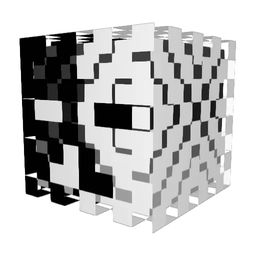 CreaseyGaming Minecraft avatar head, 3D render