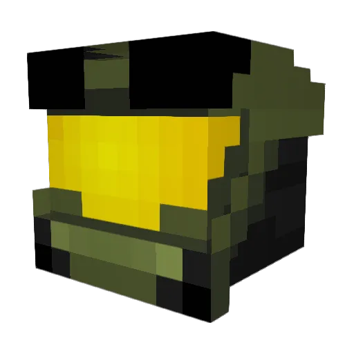 Creation_Burger Minecraft avatar head, 3D render