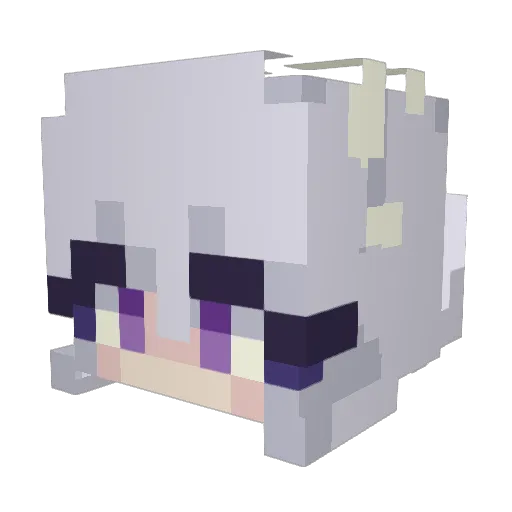 CreativJoey Minecraft avatar head, 3D render