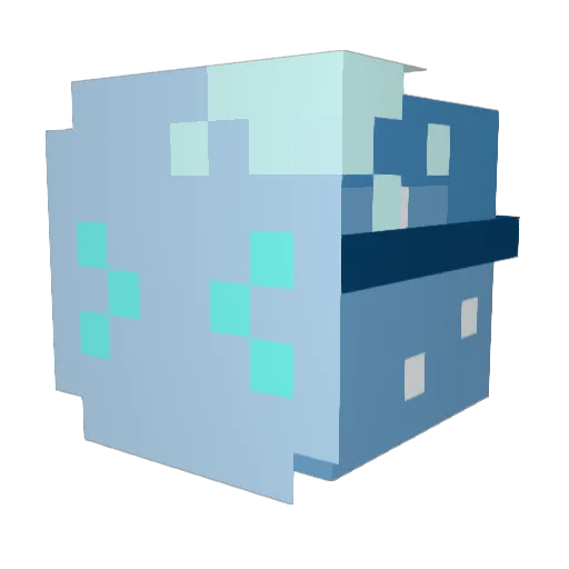 Creative934 Minecraft avatar head, 3D render