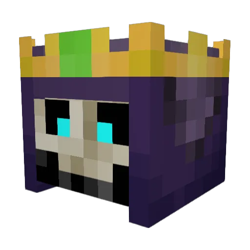 CreativeDoom Minecraft avatar head, 3D render