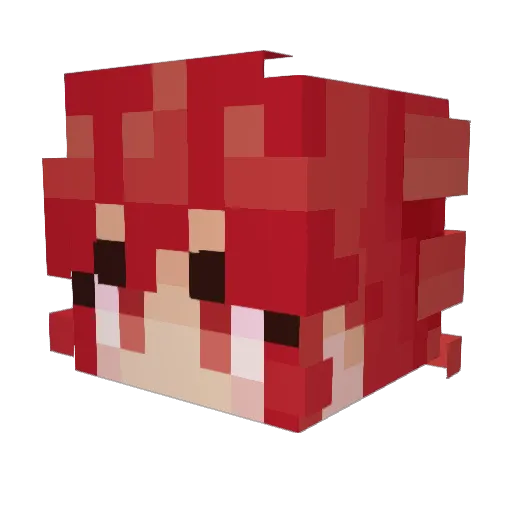 CreativeName1638 Minecraft avatar head, 3D render