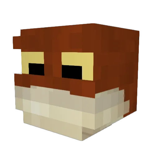 Creative_Evil Minecraft avatar head, 3D render