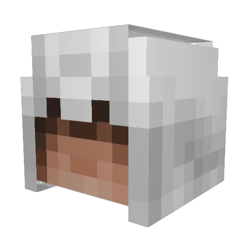 CreativityIsZero Minecraft avatar head, 3D render