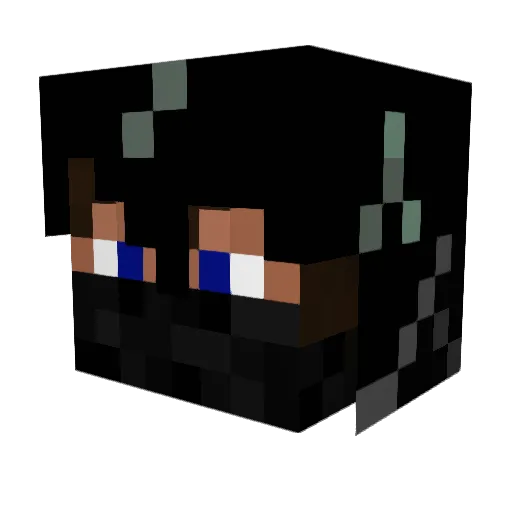 Creator20 Minecraft avatar head, 3D render
