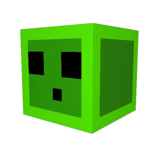 CreatorKD Minecraft avatar head, 3D render