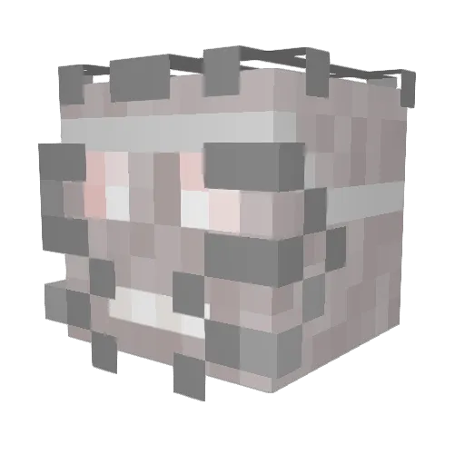 Creator_Ink Minecraft avatar head, 3D render