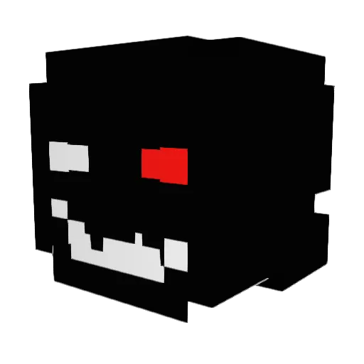 Creatoreq Minecraft avatar head, 3D render