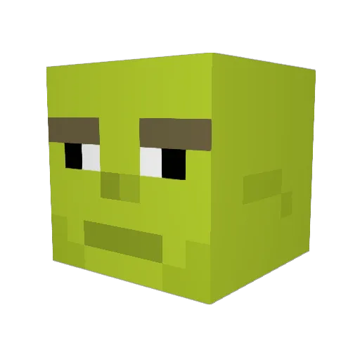 Creature1011 Minecraft avatar head, 3D render