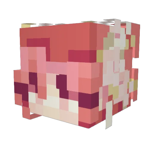 CreatureSo Minecraft avatar head, 3D render