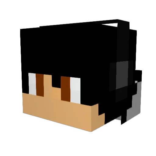 Creaturekid1645 Minecraft avatar head, 3D render