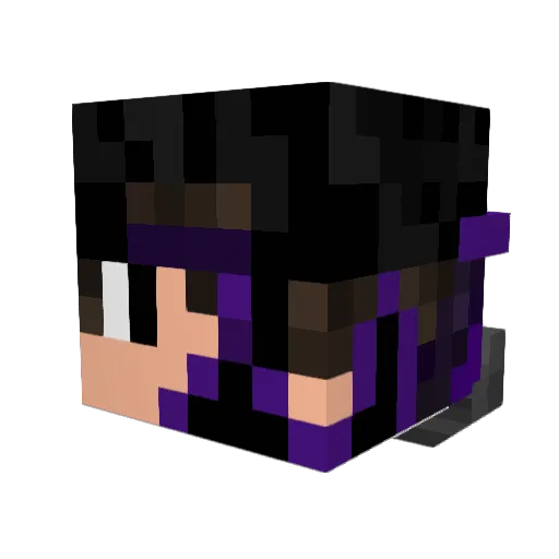 Creed60 Minecraft avatar head, 3D render