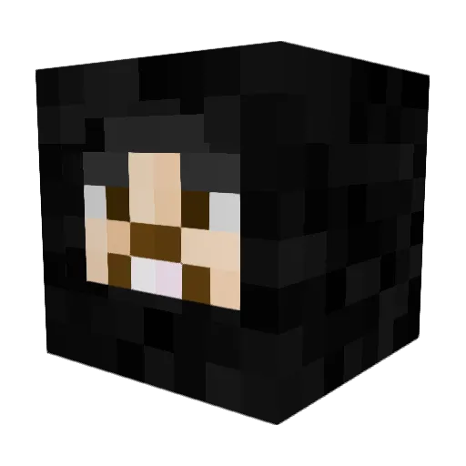 Creed_zz Minecraft avatar head, 3D render
