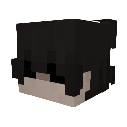 CreekRanch Minecraft avatar head, 3D render