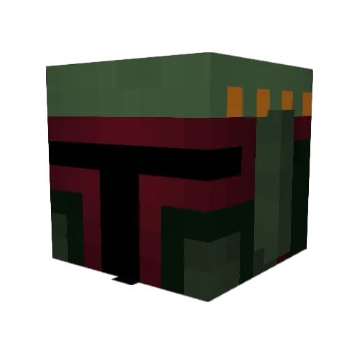 Creeko2k Minecraft avatar head, 3D render