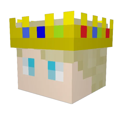 Creeko79 Minecraft avatar head, 3D render