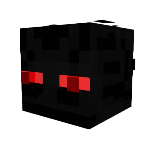CreepHouse Minecraft avatar head, 3D render