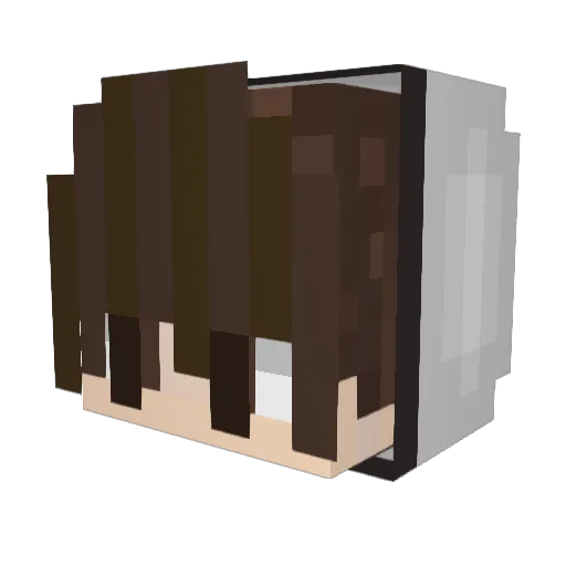 CreepStar711 Minecraft avatar head, 3D render