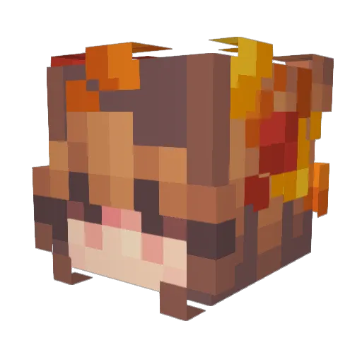 CreepaKillr Minecraft avatar head, 3D render