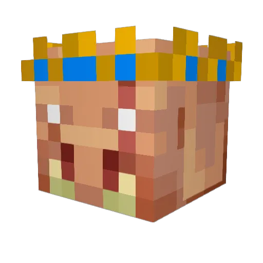 Creepadayo Minecraft avatar head, 3D render