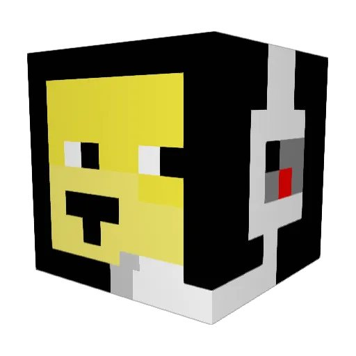 Creepageddon87 Minecraft avatar head, 3D render