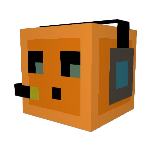 Creeper4102 Minecraft avatar head, 3D render