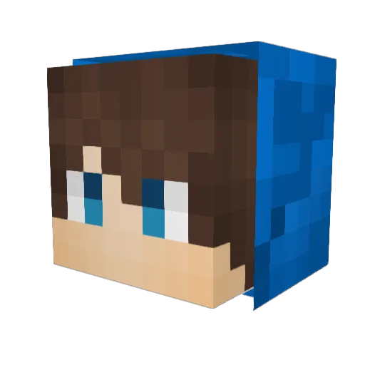 Creeper5656 Minecraft avatar head, 3D render