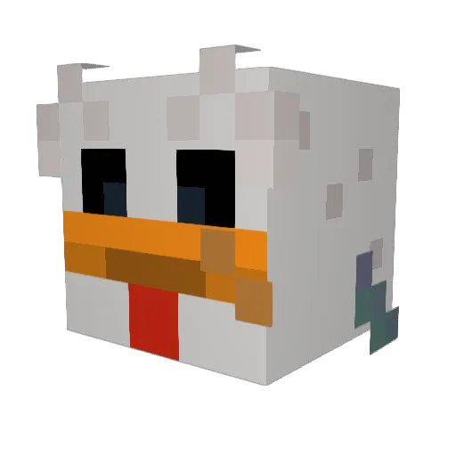 Creeper699 Minecraft avatar head, 3D render