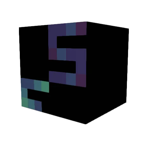 Creeper6_0 Minecraft avatar head, 3D render