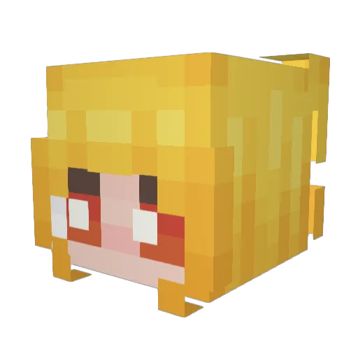 CreeperBro71 Minecraft avatar head, 3D render