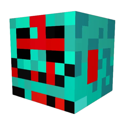 CreeperBros11 Minecraft avatar head, 3D render