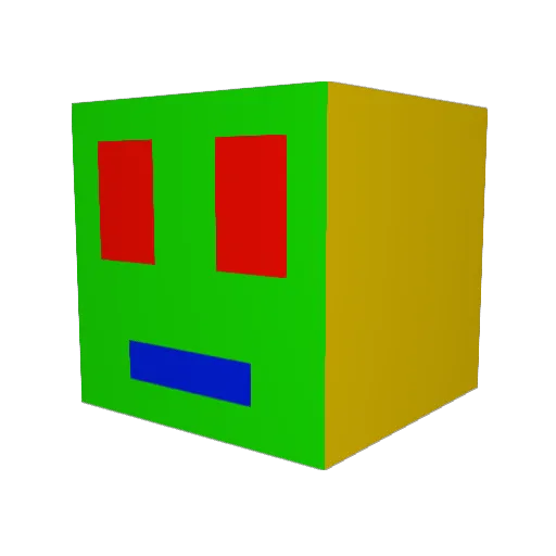 CreeperCatcher22 Minecraft avatar head, 3D render