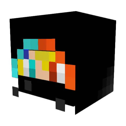 CreeperCove10 Minecraft avatar head, 3D render