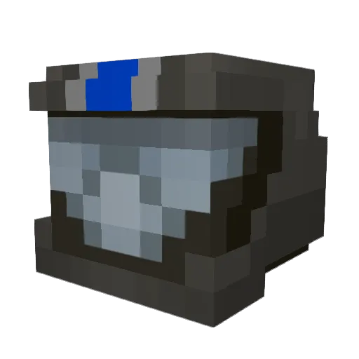 CreeperCqm Minecraft avatar head, 3D render