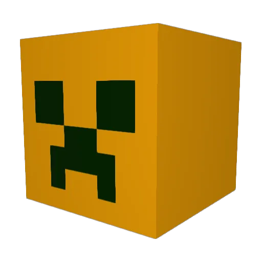 CreeperCraft1658 Minecraft avatar head, 3D render