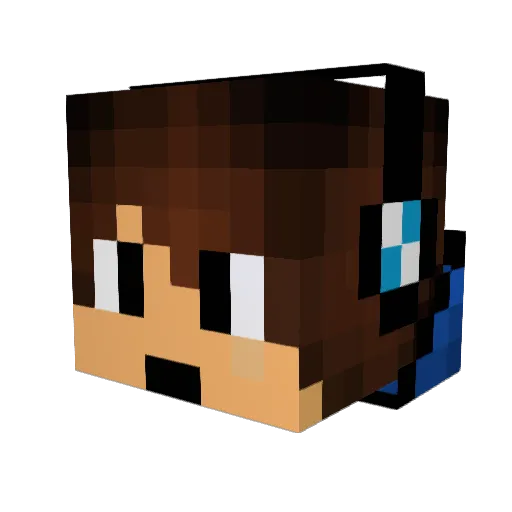 CreeperGirl5579 Minecraft avatar head, 3D render