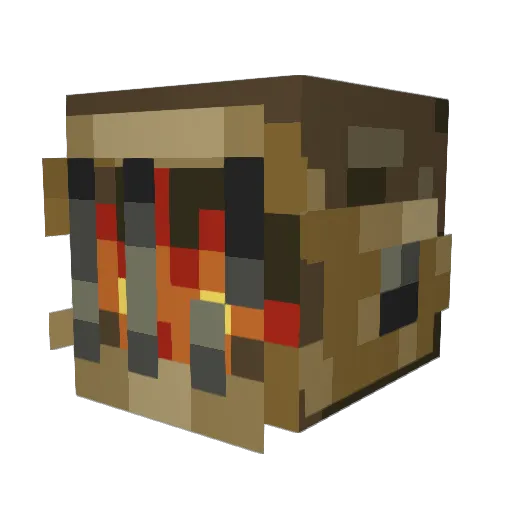CreeperHugs58 Minecraft avatar head, 3D render