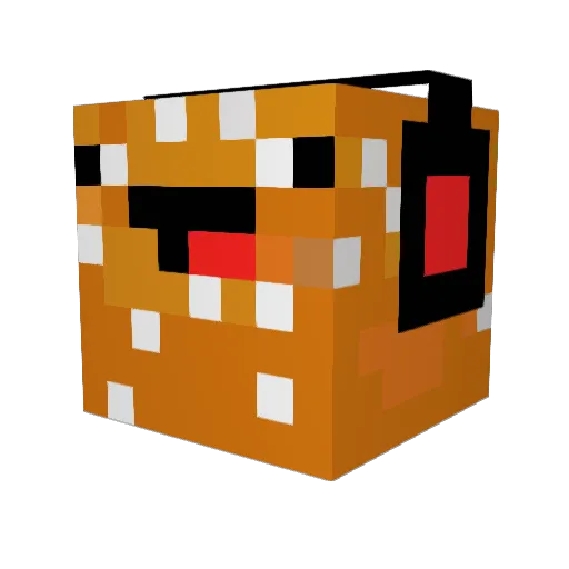 CreeperJ31 Minecraft avatar head, 3D render