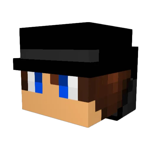 CreeperKiller012 Minecraft avatar head, 3D render