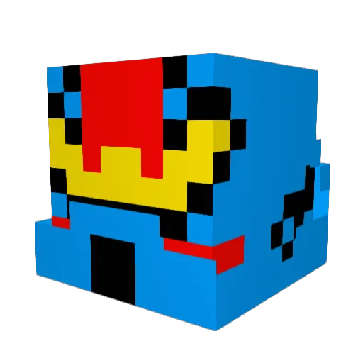 CreeperKiller2u Minecraft avatar head, 3D render