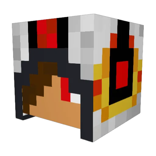 CreeperKillerjmc Minecraft avatar head, 3D render