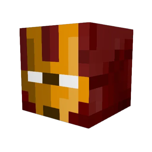 CreeperPatrol Minecraft avatar head, 3D render