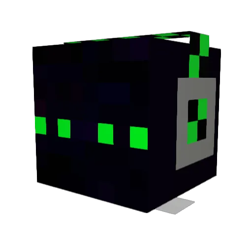 CreeperSnap Minecraft avatar head, 3D render
