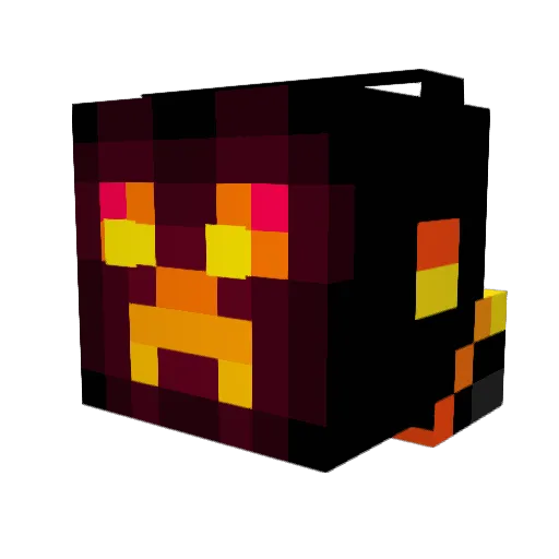 CreeperStricker Minecraft avatar head, 3D render