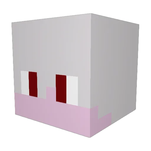 CreeperTSK Minecraft avatar head, 3D render