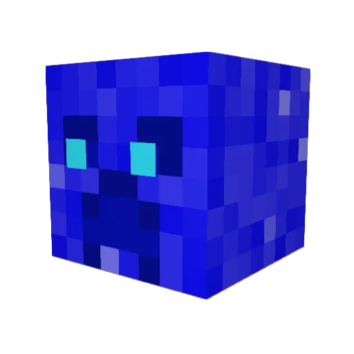 Creeper_844 Minecraft avatar head, 3D render