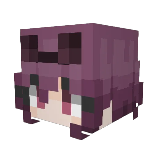 Creeper_Borg Minecraft avatar head, 3D render