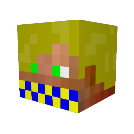 Creeper_Killer6 Minecraft avatar head, 3D render