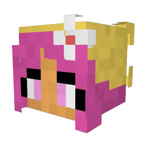 Creeper_Power Minecraft avatar head, 3D render